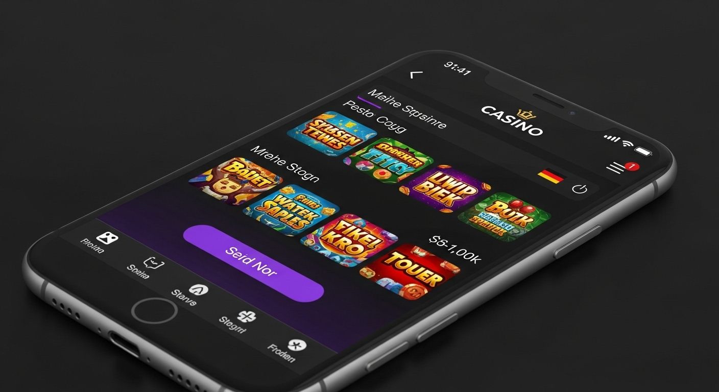 Features und Funktionalität mobile app casino games